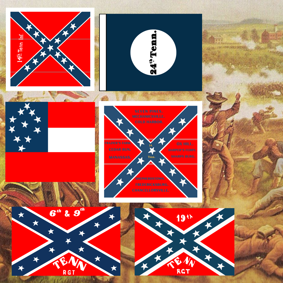 Tennessee Sticker Collection