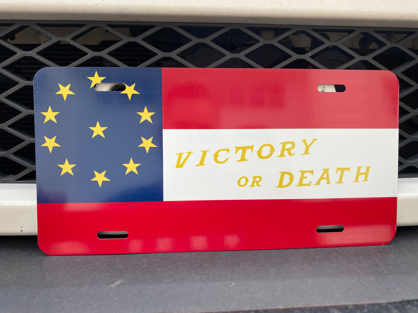 "Victory or Death" 13th Arkansas Car Tag/Plate