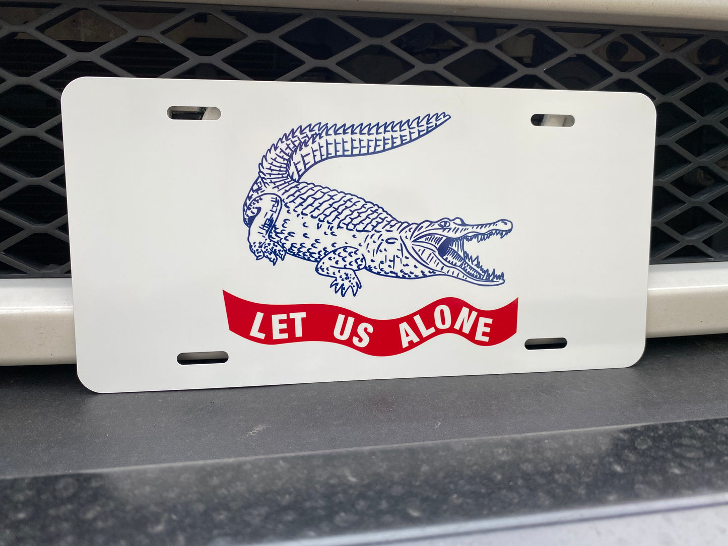 Let Us Alone - Florida Car Tag/Plate