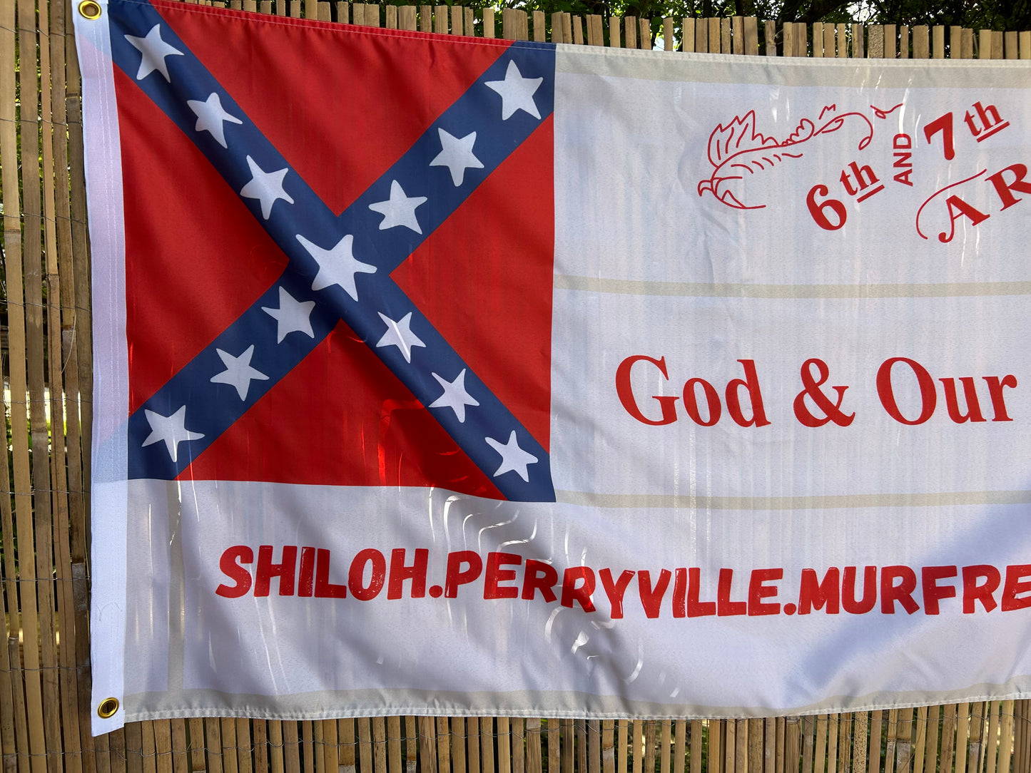 6th and 7th Arkansas 2nd National House Flag