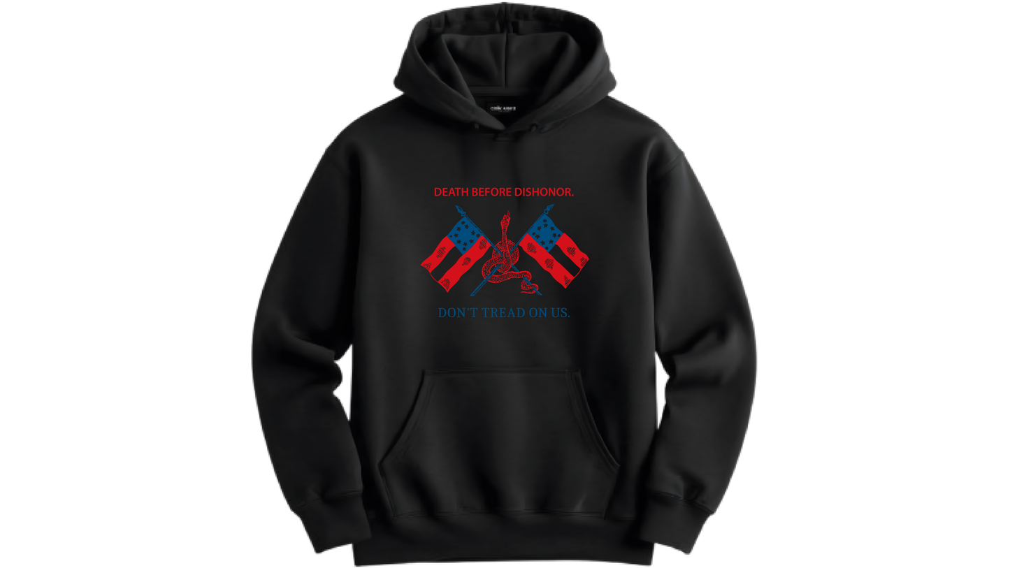 Confederate Don't Tread on Us Hoodie