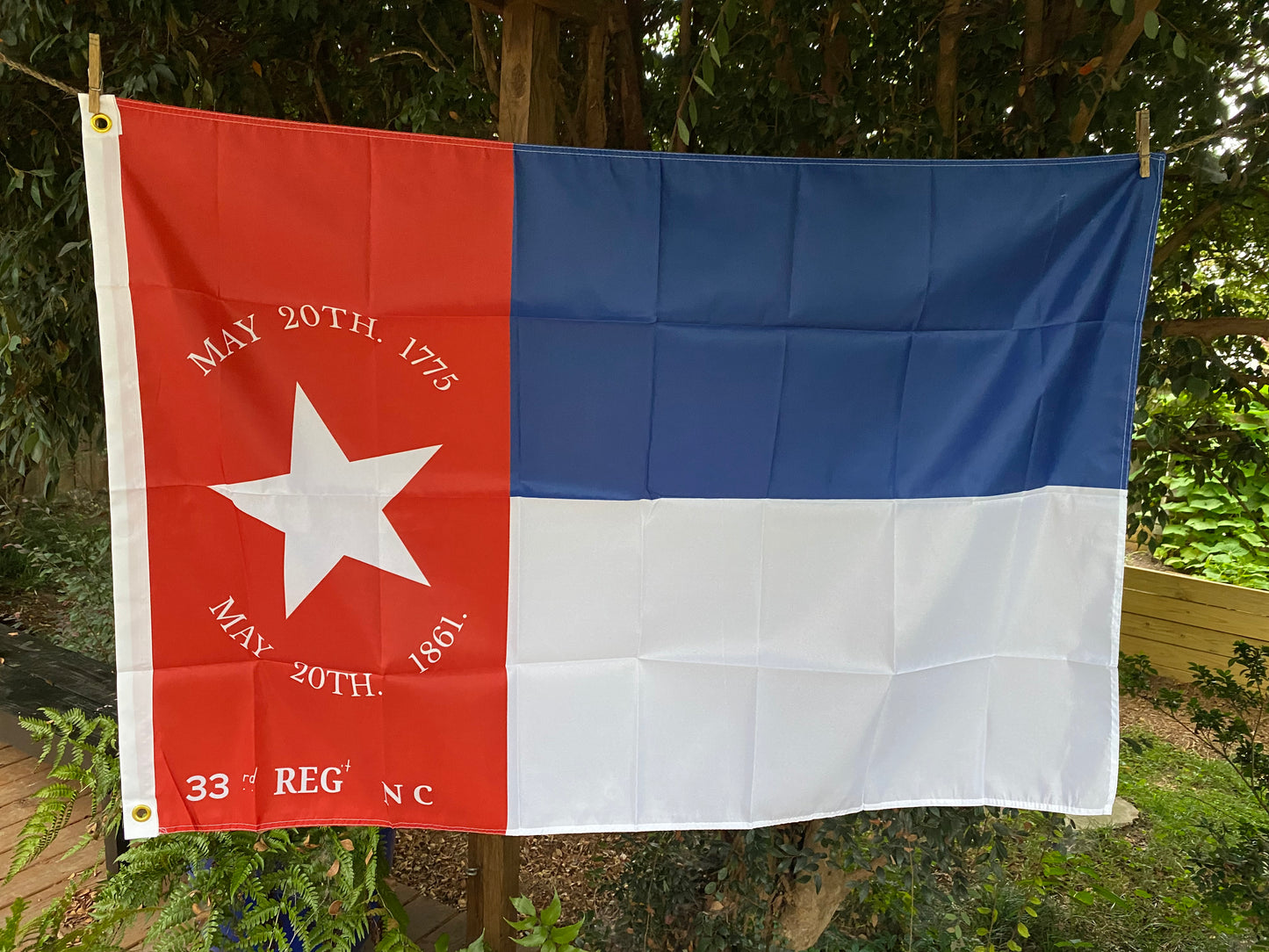 33rd North Carolina State Issue House Flag