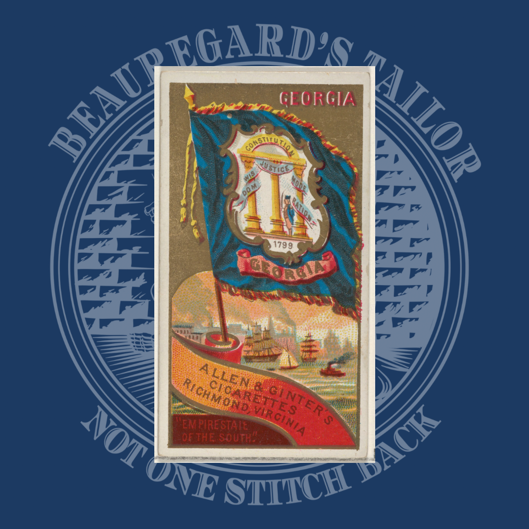 Richmond Virginia - Allen & Ginter's Georgia Coat of Arms Stickers