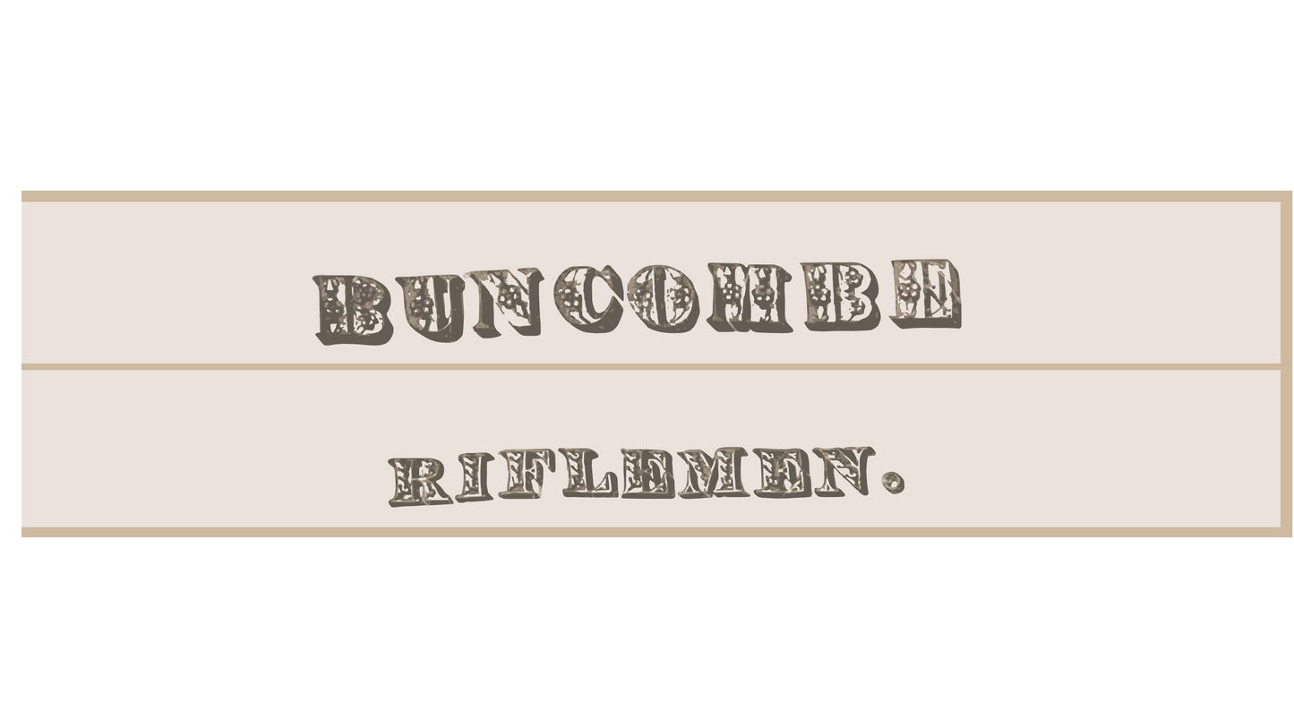 "Buncombe Riflemen" Company E - 1st North Carolina Flag Stickers