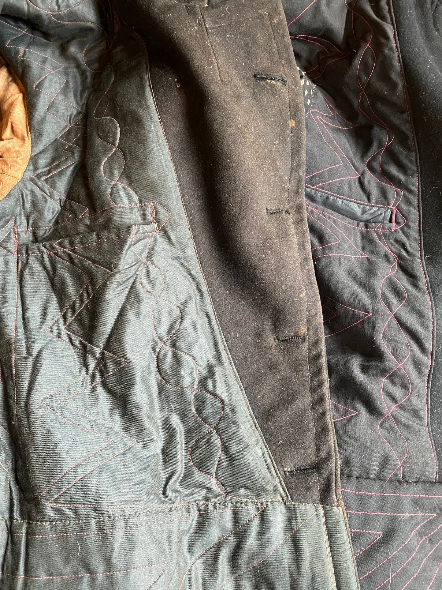 "Pressed into Service" Civilian Modified Confederate Overfrock Coat 1861-1865