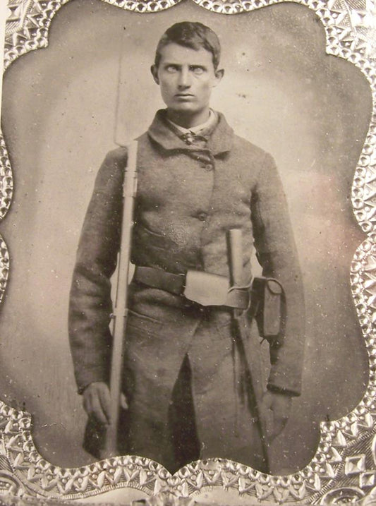 "Pressed into Service" Civilian Modified Single Breasted Confederate Overfrock Coat 1861-1865