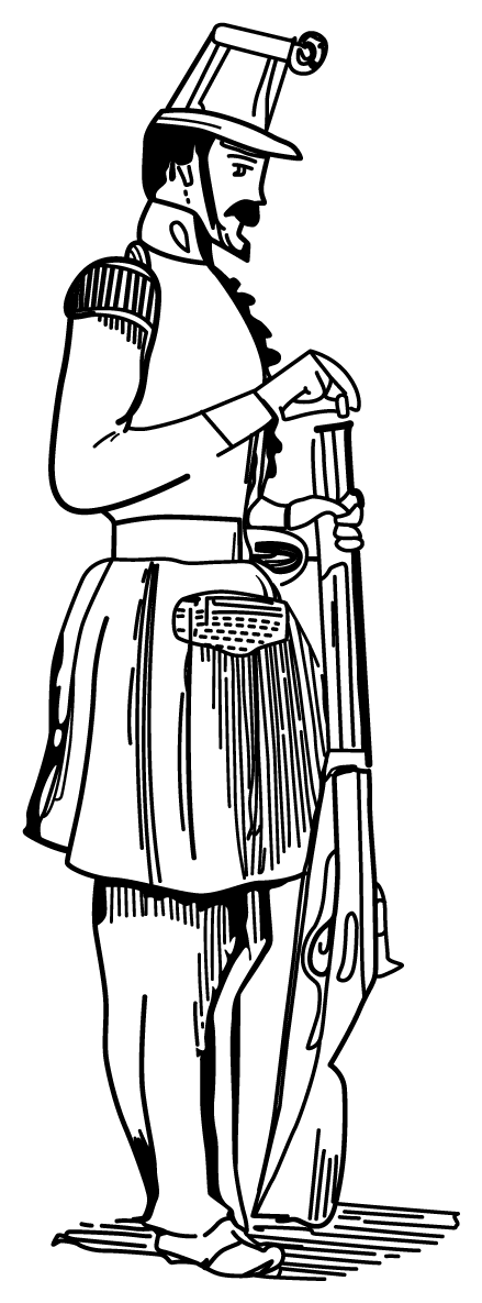Hardee's Rifle & Light Infantry Tactics Stickers