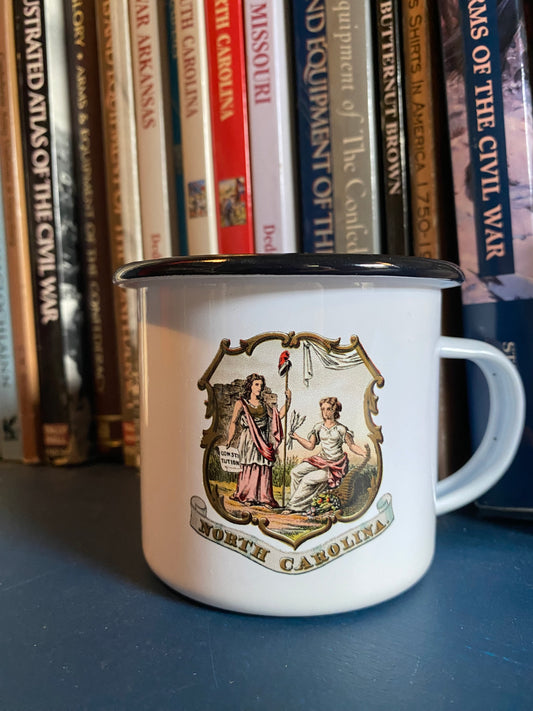 North Carolina State Coat of Arms "Campfire Mug"