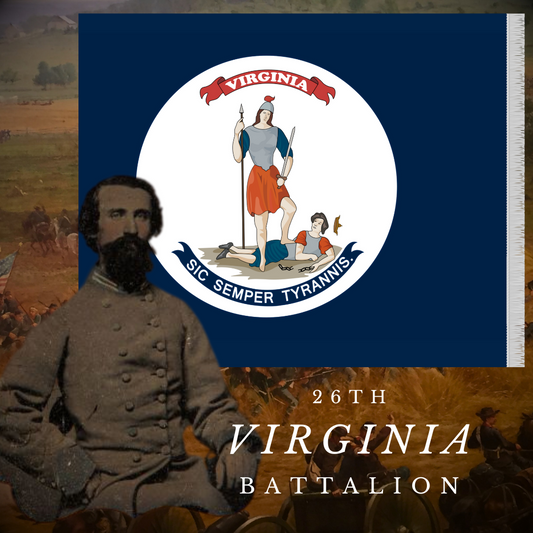 26th Virginia Infantry Battalion State Flag Stickers