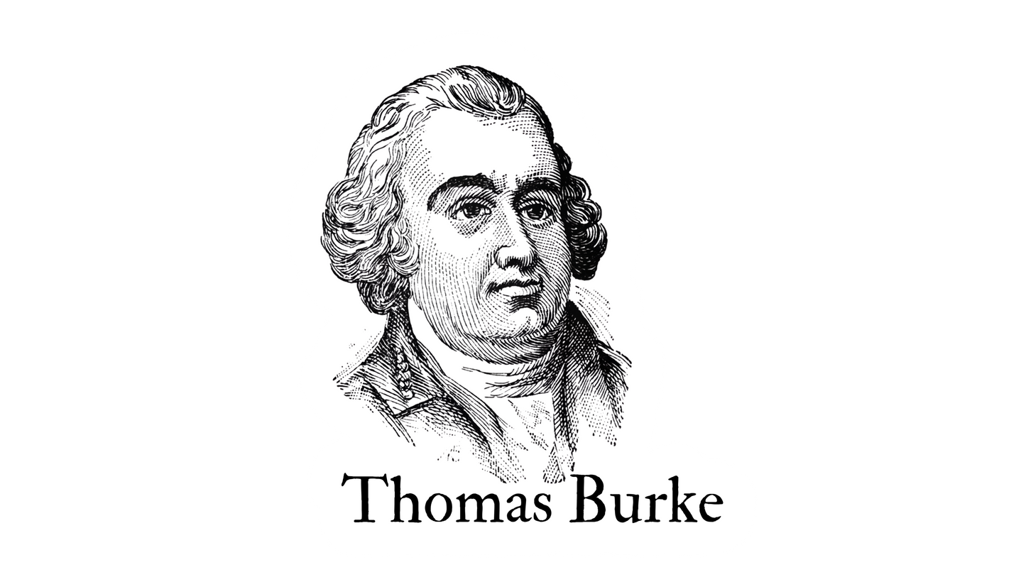 Governor Thomas Burke - North Carolina