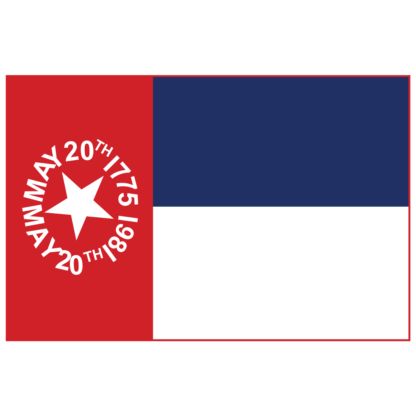 North Carolina State Flag (1861-1865) T-Shirt