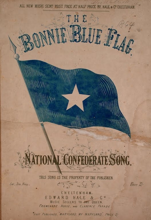 Bonnie Blue Flag Stickers/Magnet
