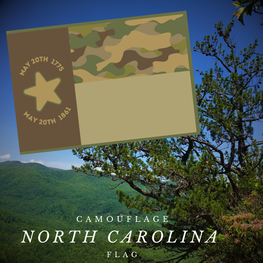 North Carolina Camouflage Flag