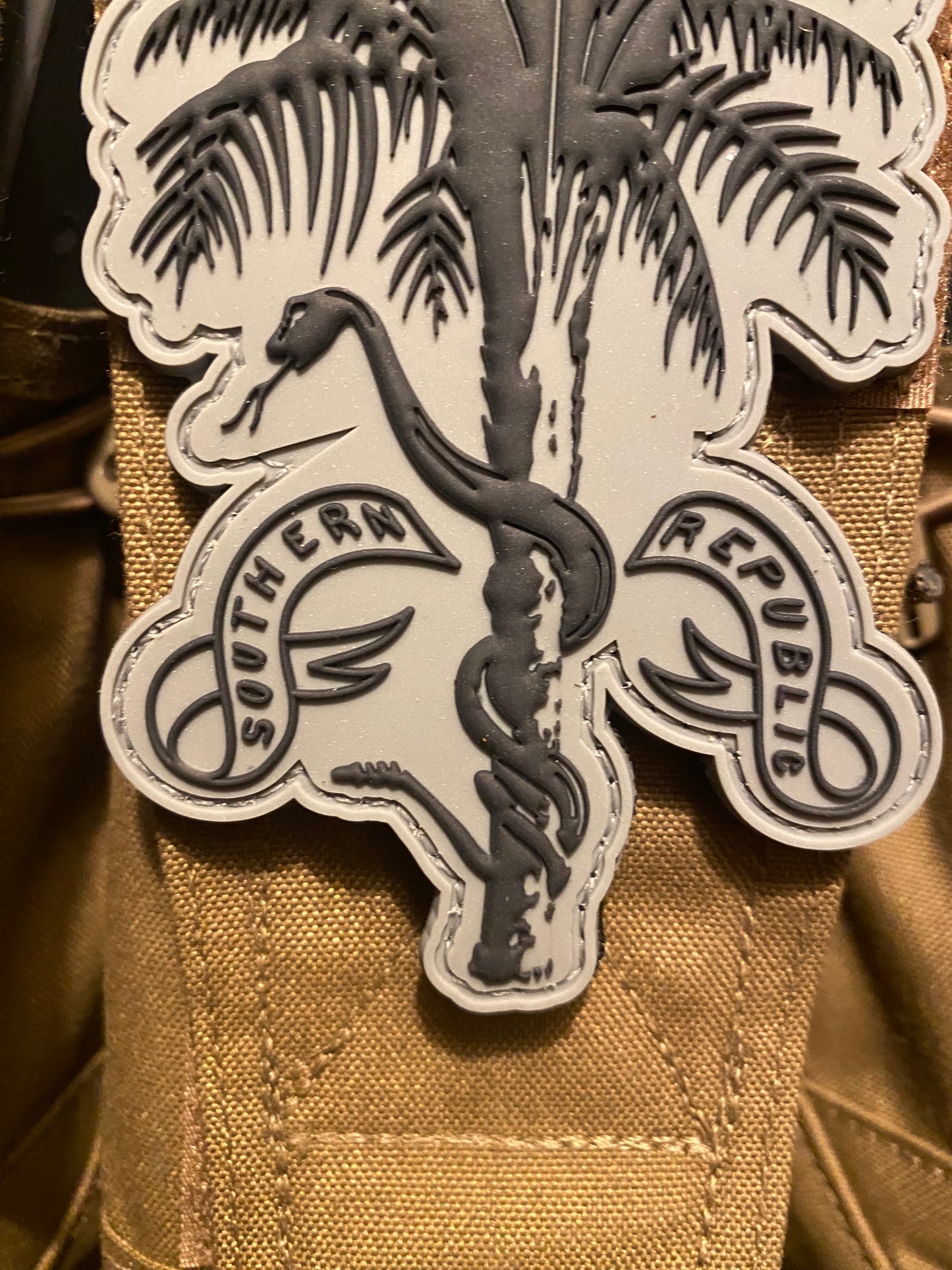 "Southern Republic" Palmetto Defender PVC Morale Patch