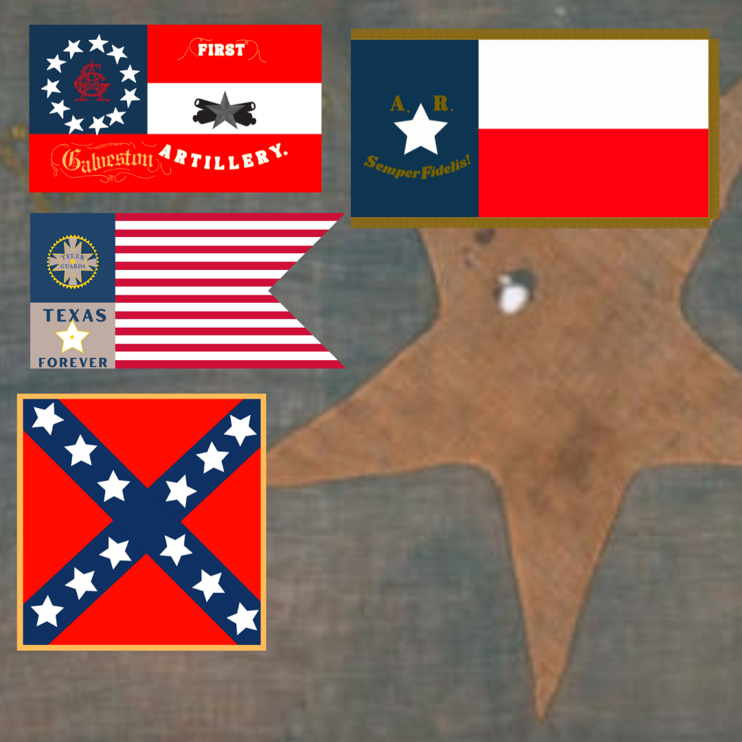 Texas Flag Sticker Set