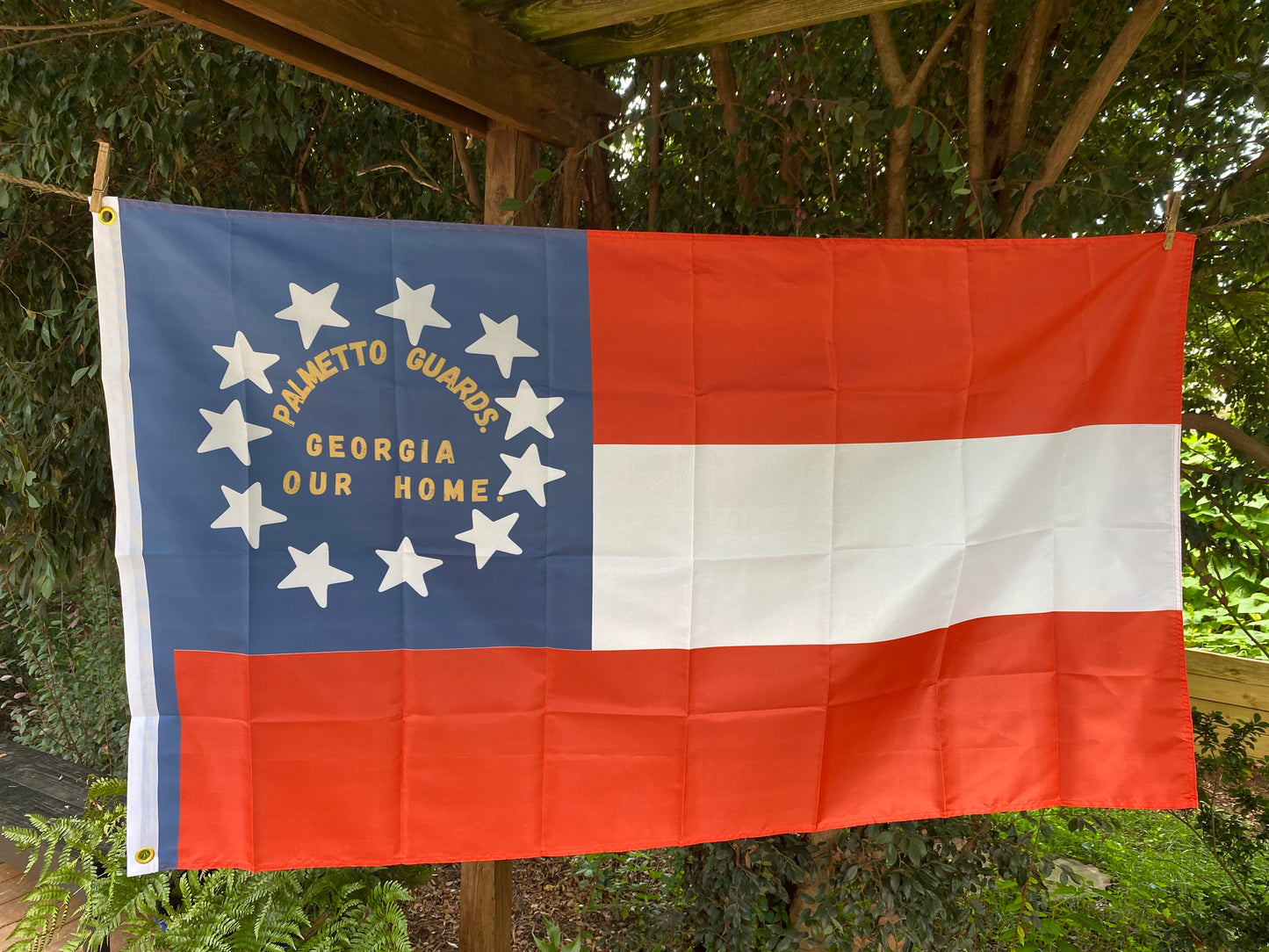 "Georgia Our Home" 19th Georgia Infantry 1st National House Flag