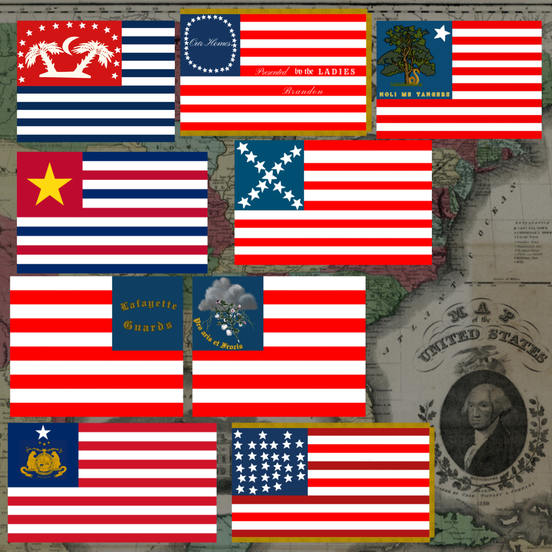 Southern “Stars & Stripes” Flag Set