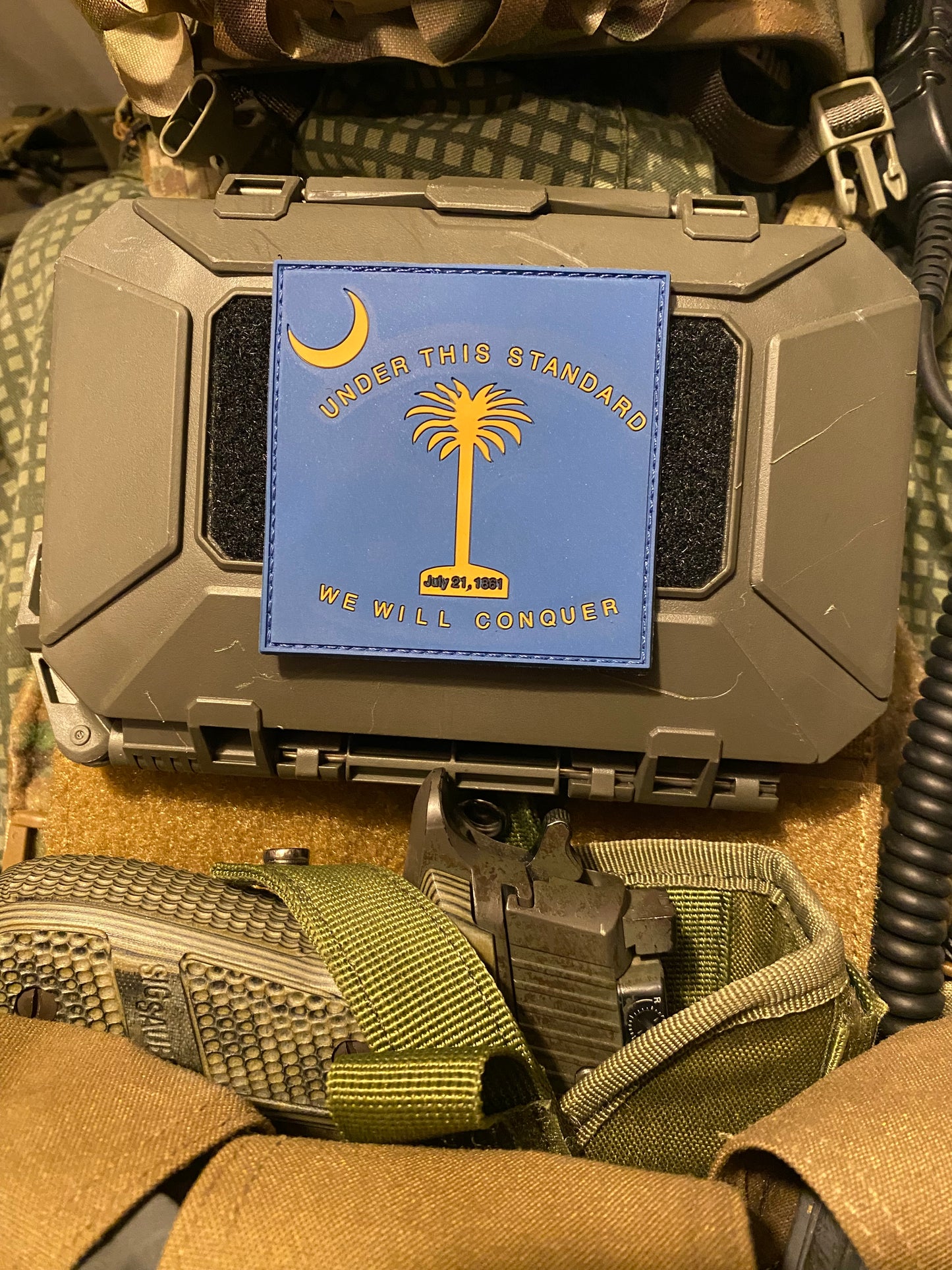 Under This Standard We Will Conquer PVC Morale Patch