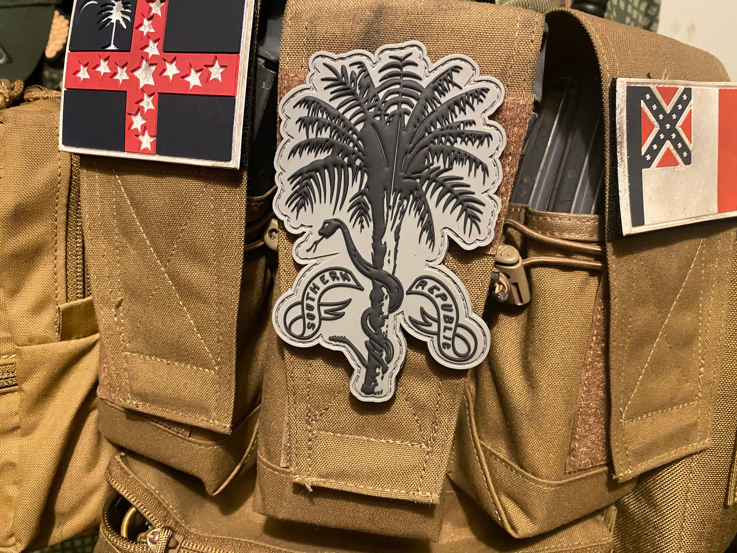 "Southern Republic" Palmetto Defender PVC Morale Patch