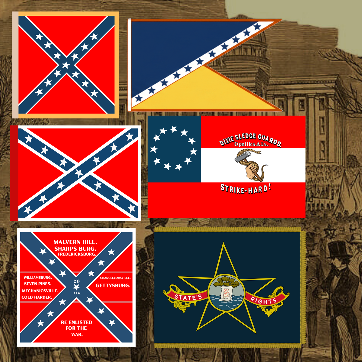 Alabama Sticker Set