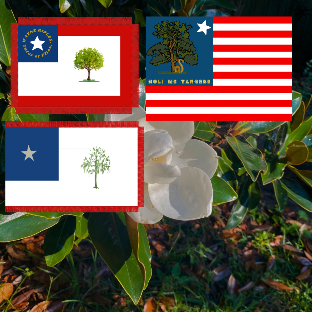 "Magnolia" Mississippi Flag Sticker Set