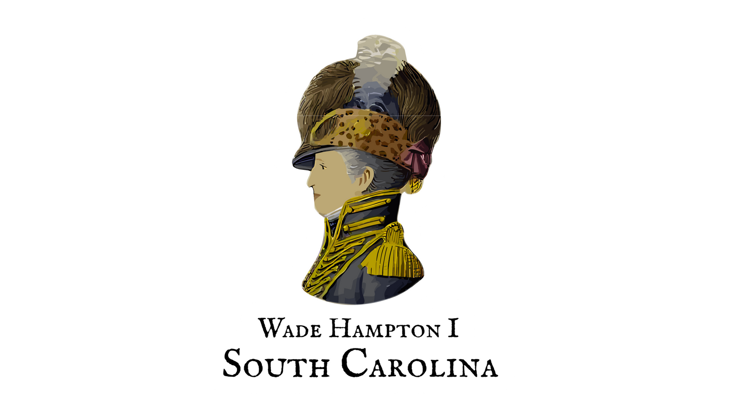 Wade Hampton I Stickers
