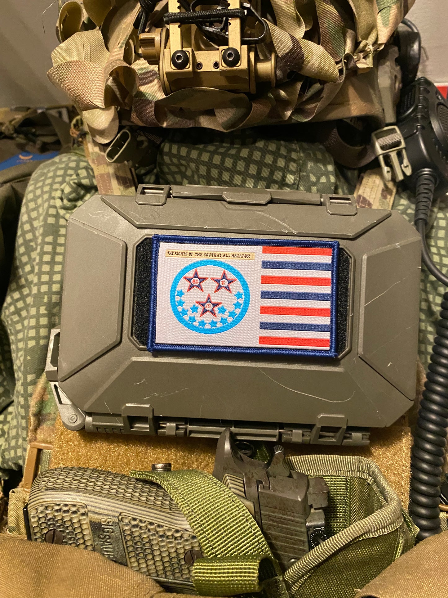 "The Rights of the South at All Hazards!" - Florida Secession Flag Patch