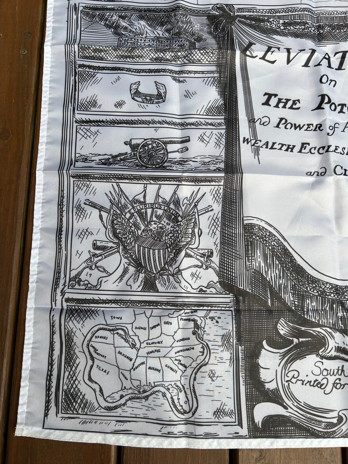 "Leviathan on the Potomac" Flag/Banner