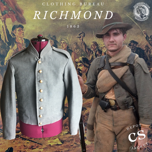 Richmond Clothing Bureau Jacket 1862-1863 Adler Variant