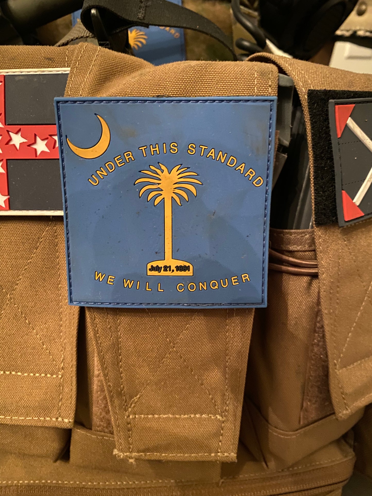 Under This Standard We Will Conquer PVC Morale Patch