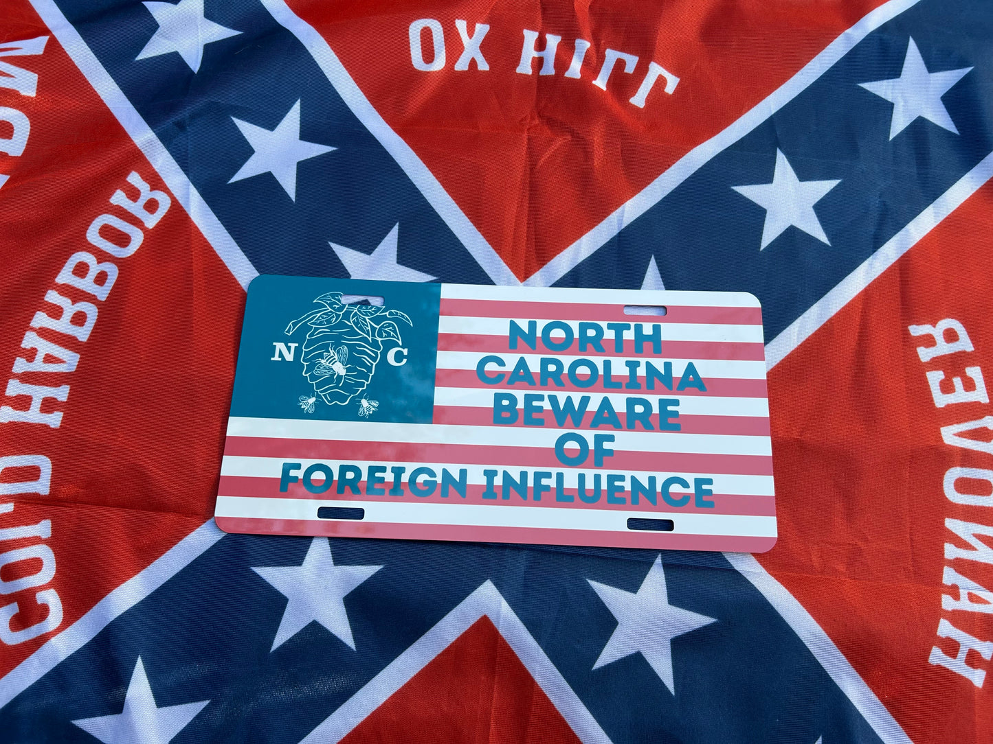 "Beware of Foreign Influence" State Car Tag/Plate