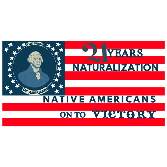 George Washington "On to Victory" - Know Nothing Party Flag