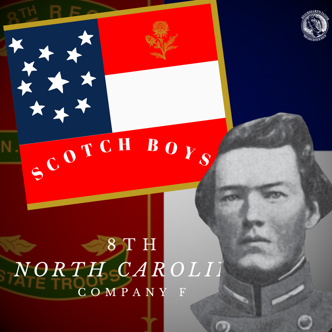 8th North Carolina "Scotch Boys" - Company F Stickers