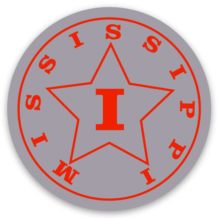 Mississippi Button Stickers