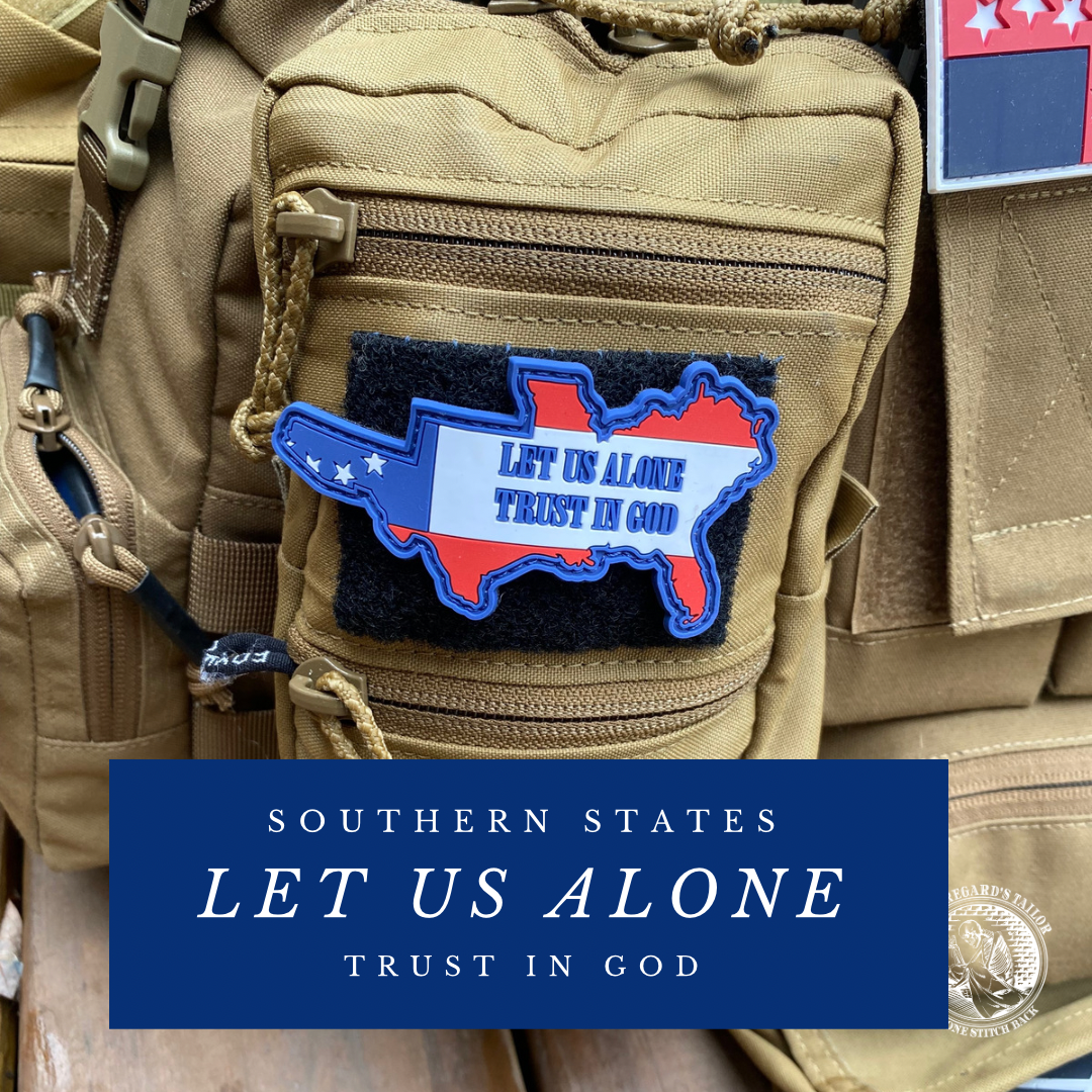 "Let us alone - Trust in God" PVC Morale Patch