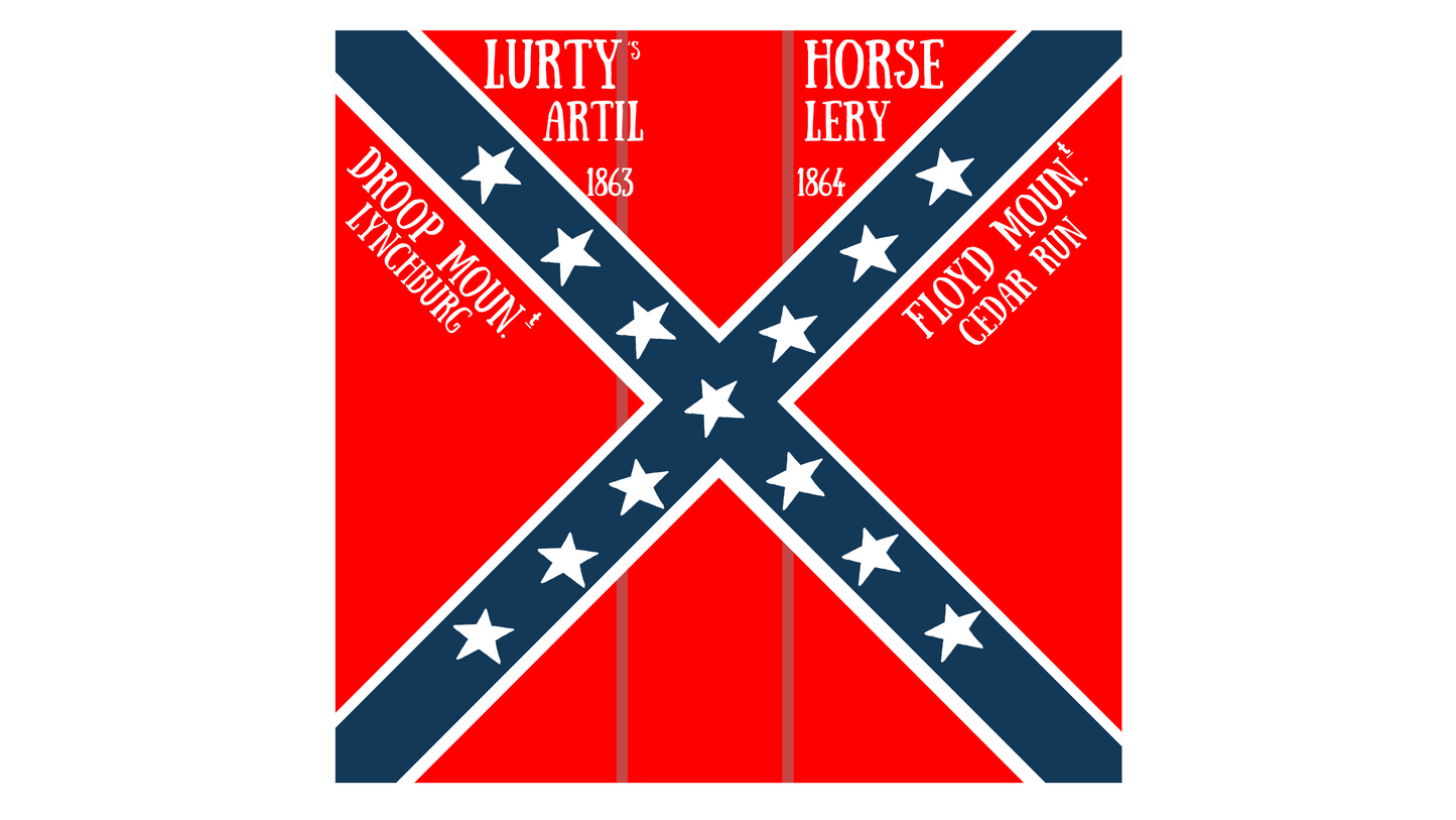 Lurty's Artillery Battery Flag