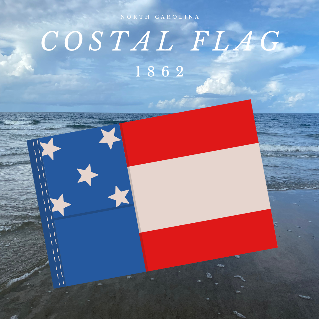 Cape Fear Defense - Fort Fisher and Caswell Garrison Flag Stickers