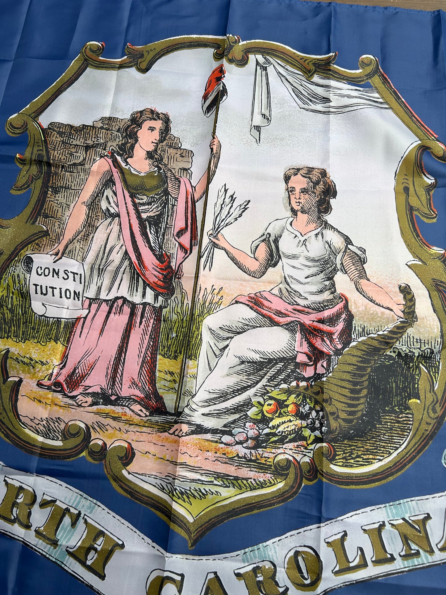 North Carolina Coat of Arms Flag