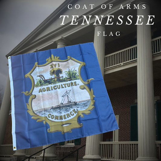 Tennessee Coat of Arms Flag