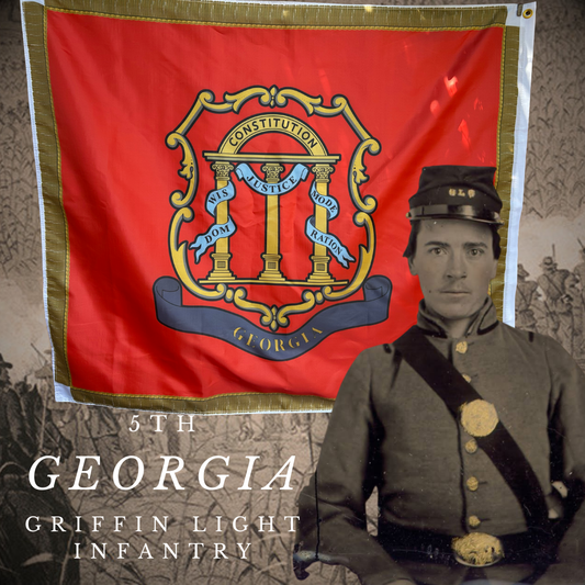 5th Georgia Infantry - Company B - Griffin Light Infantry Flag