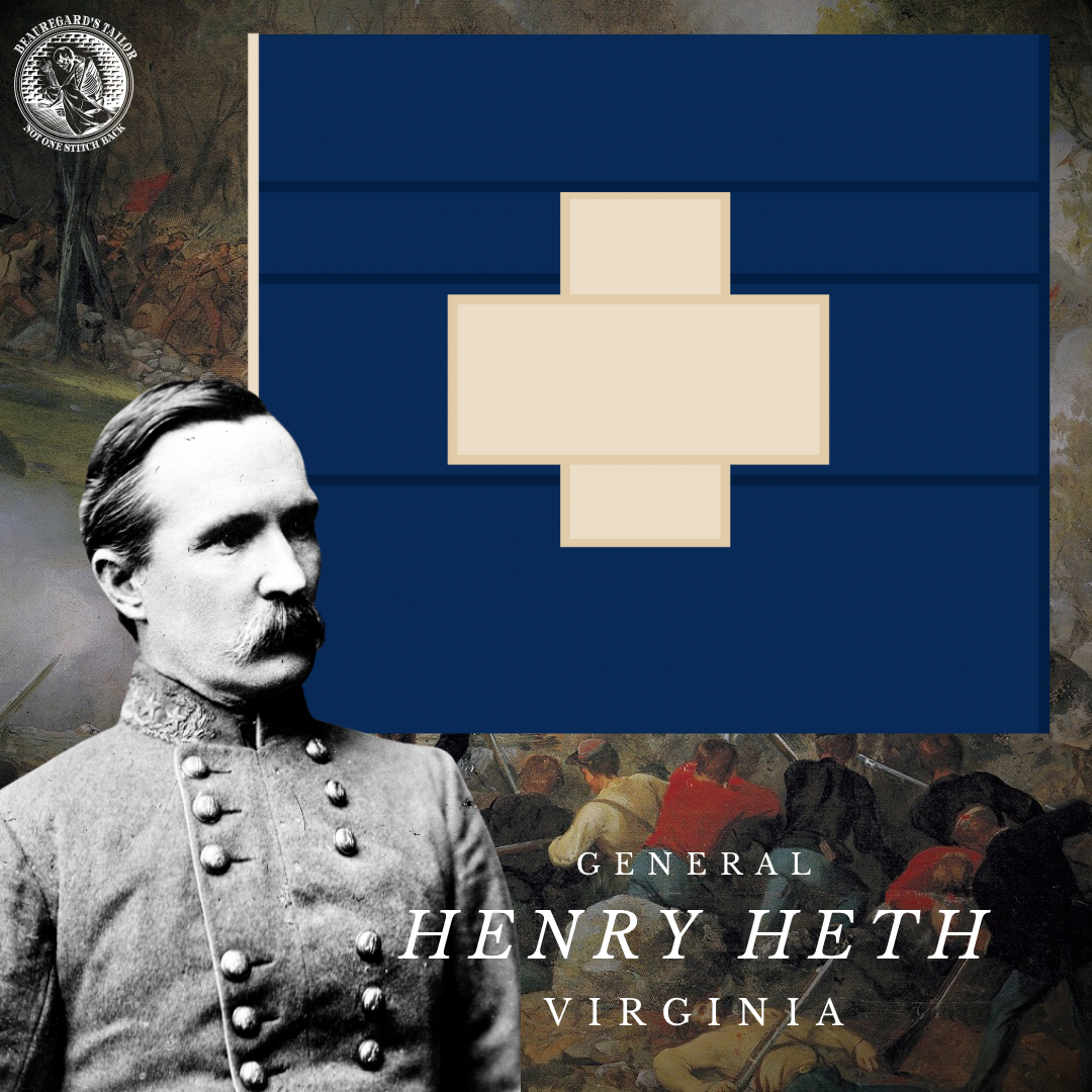 General Henry Heth Headquarters Flag Magnet/Stickers