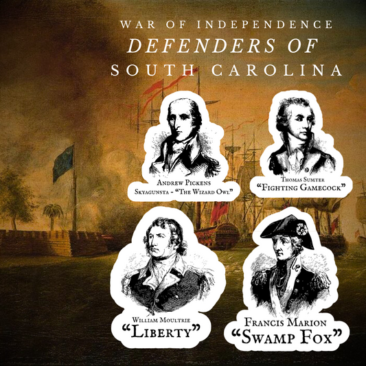 "Defenders of South Carolina" Sticker Set