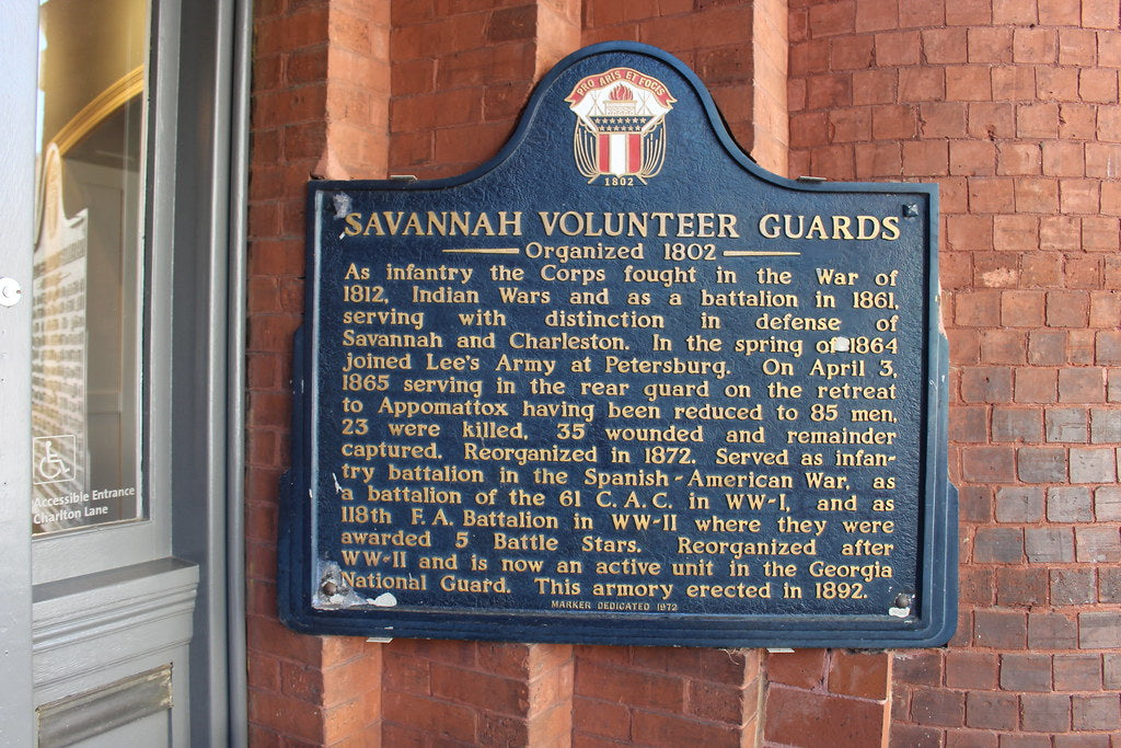"Victory or Death" Savannah Volunteer Guards - 18th Georgia Battalion House Flag