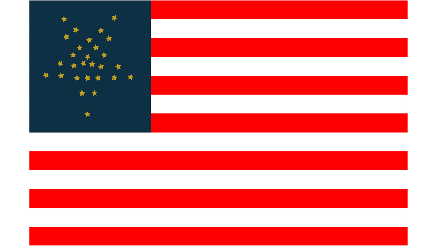 4th Louisiana Militia - Mexican American War Flag Stickers