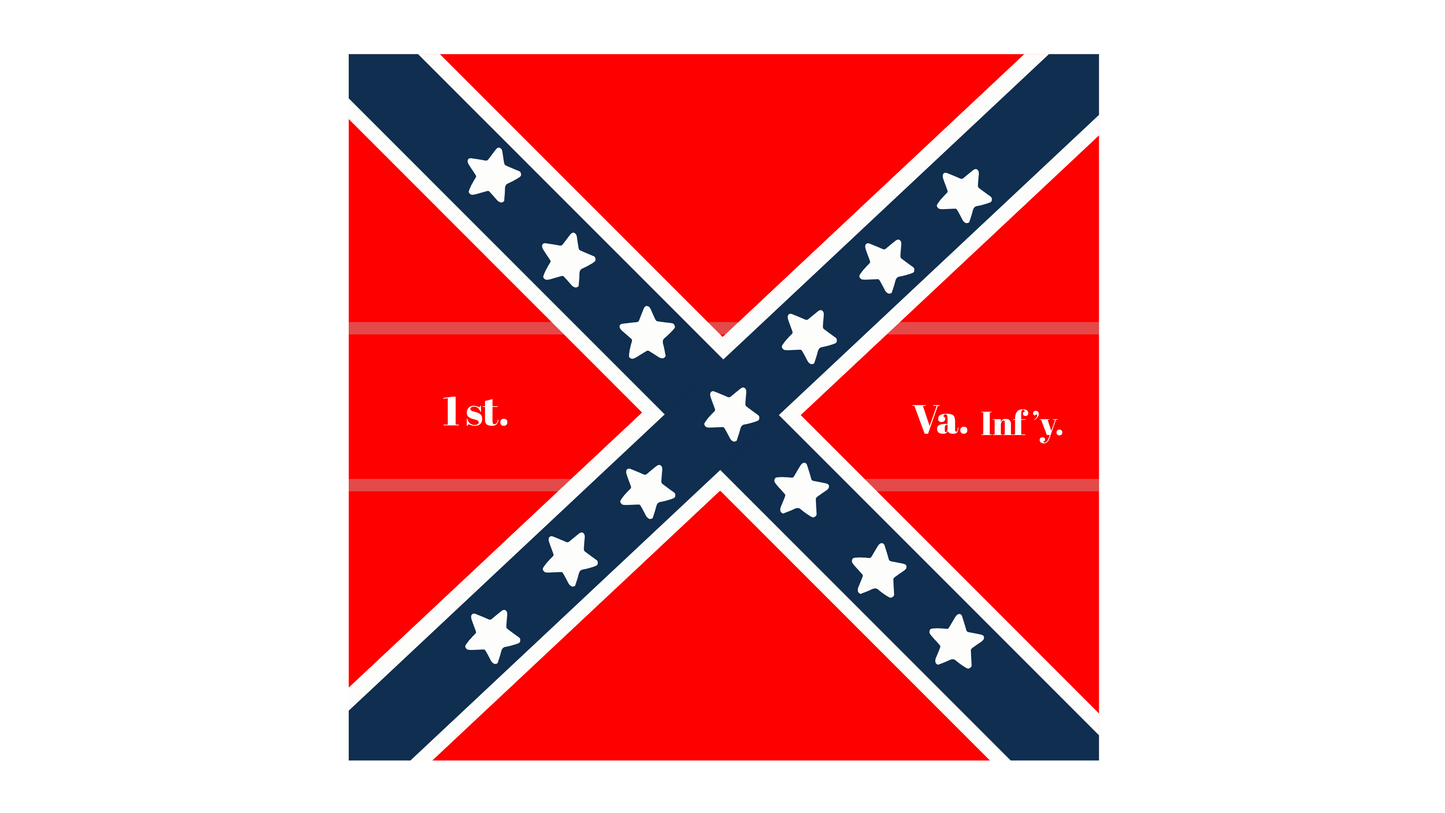1st Virginia Infantry Flag Sticker