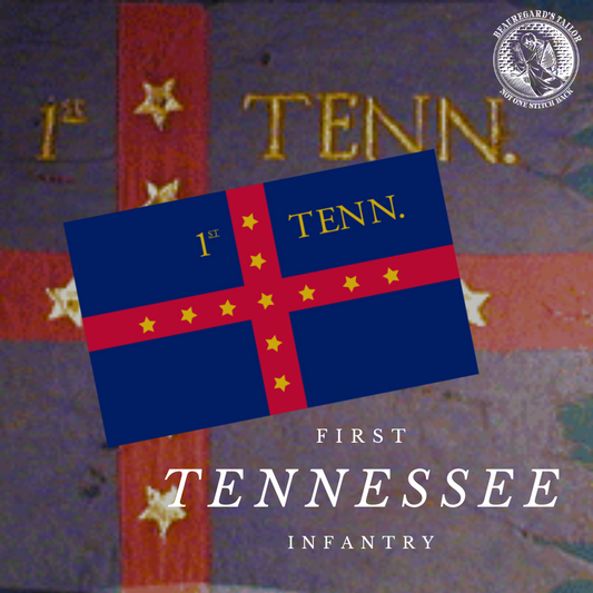 1st Tennessee Regiment  Flag Stickers/Magnet