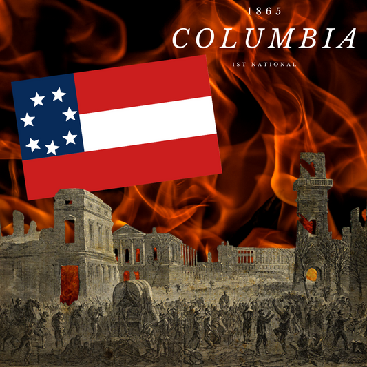 Columbia, South Carolina 1st National Flag Stickers