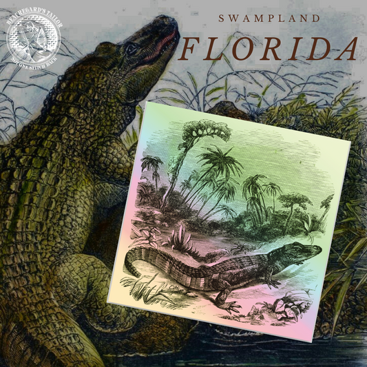 1859 Alligator - Holographic Sticker