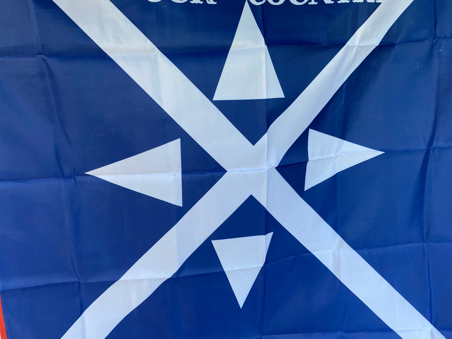 "We Fight for Our Country" 32nd Texas Cavalry - House Flag