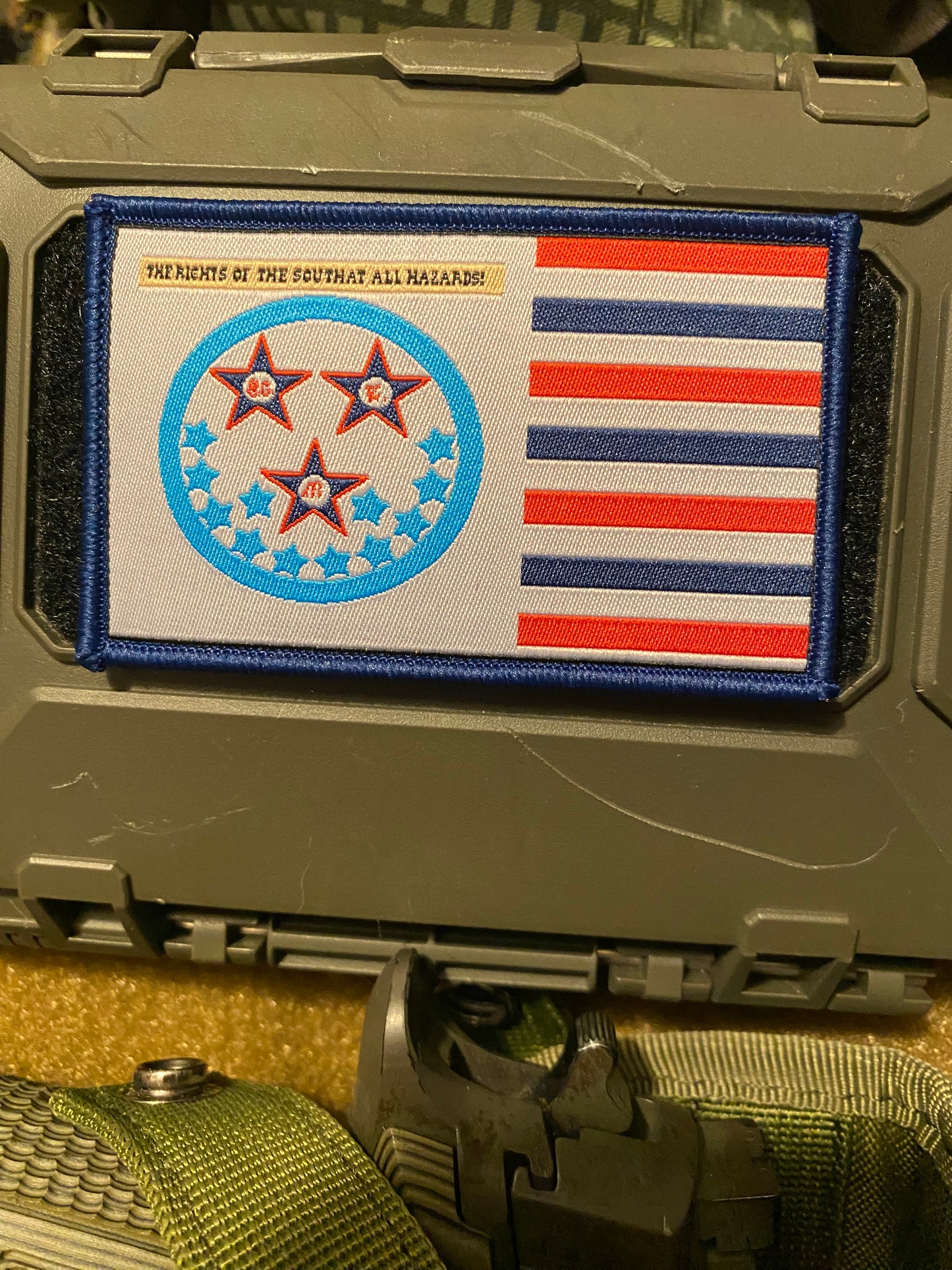 "The Rights of the South at All Hazards!" - Florida Secession Flag Patch